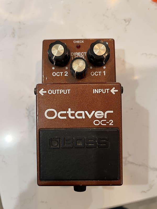 Boss OC-2 Octaver (Black Label) 1982 - 1984 - Brown | Reverb