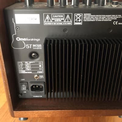 Acus One For Strings 5T Acoustic Guitar Amp 2023 Natural image 3