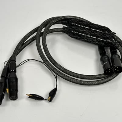 AudioQuest Earth XLR Cables; 1m Pair Balanced Interconnects; | Reverb