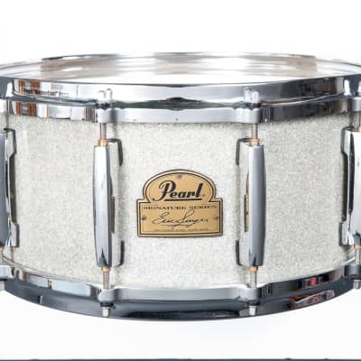 Yamaha John Robinson Signature Snare Drum 2005 White Marine Pearl 5X15  VIDEO! | Reverb Canada