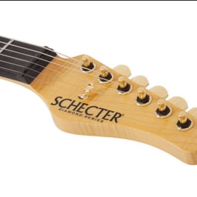 Schecter California Classic Series Electric Guitar w/ Case - Bengal Fade 7303 image 11