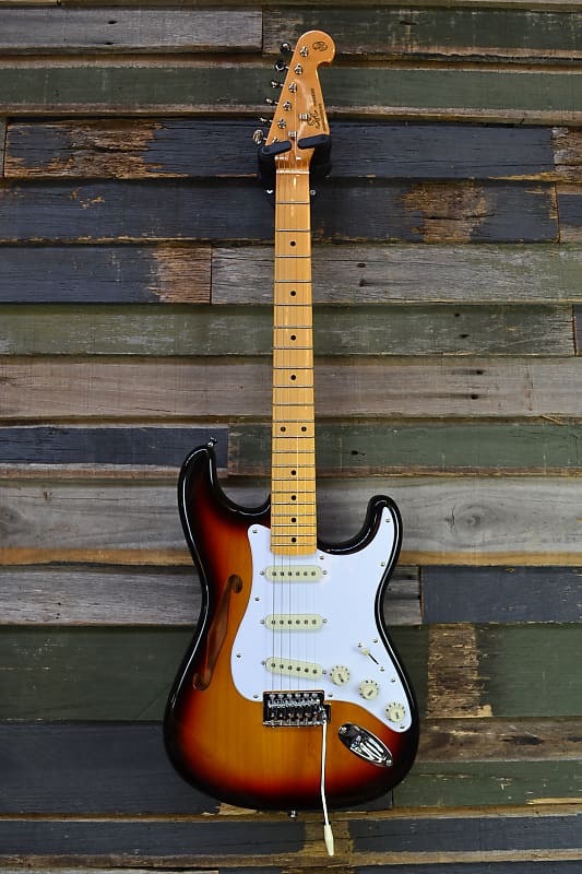 SX Semi Hollow Strat 3 Tone Sunburst