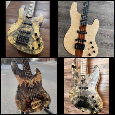 MGbass Custom shop // customize your new bass use bartolini Aguilar emg Nordstrand Seymour Duncan pickup & preamp different woods, fingerboard, body finishing \\ fretless or fretted ** Down payment image 6
