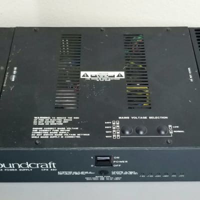 配信機器・PA機器・レコーディング機器 Soundcraft CONSOLE POWER SUPPLY CPS450 Replacement Soundcraft Power Supply Adapter FX16 Spirit
