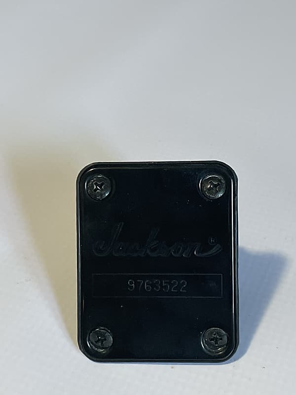 2006 Made in Japan Jackson DK2M Dinky Guitar Black Neckplate | Reverb