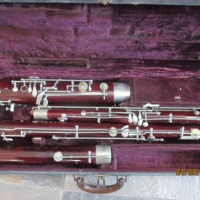 Conn brand Wood Bassoon with case. with case image 7