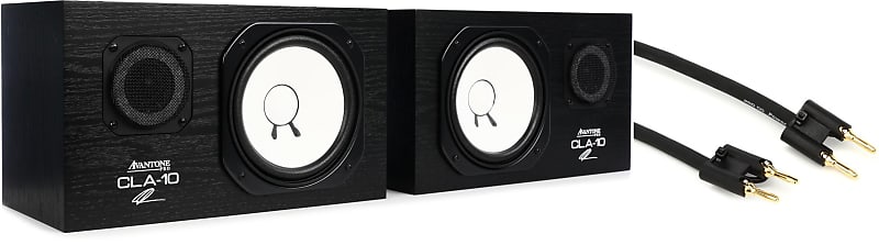 Avantone Pro CLA10 Passive Studio Monitor - Pair  Bundle with Pro Co S12BB-10 DB - DB Speaker Cable - 10 foot image 1