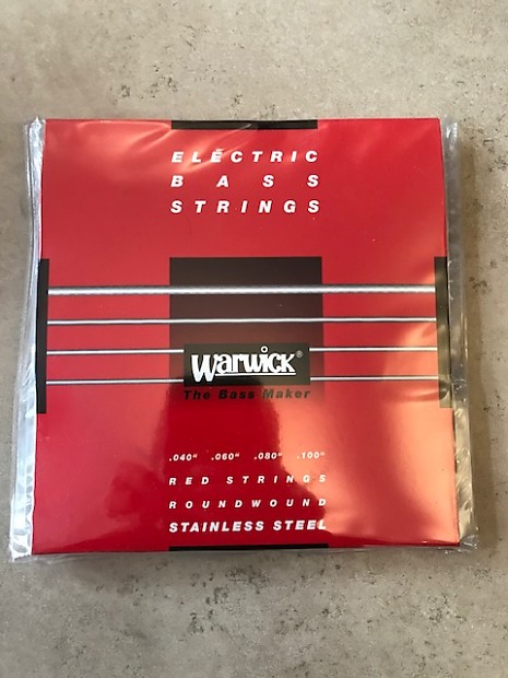 Warwick red label bass strings deals