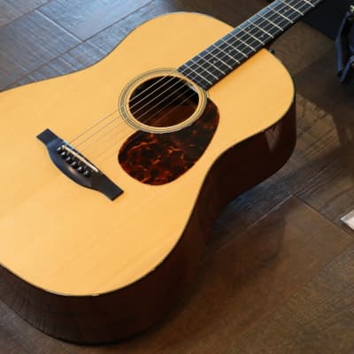 2012 Bourgeois Custom DS Acoustic/ Electric Guitar Adirondack Spruce & Figured Mahogany + Hard Case image 2