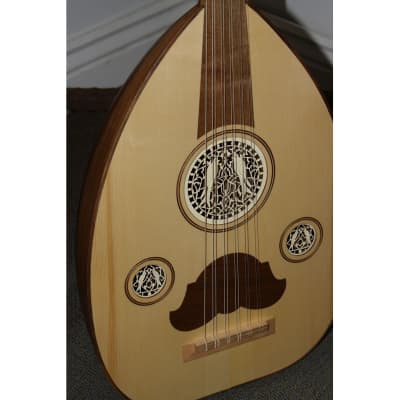 Mid-East OUDWN-1 Arabic Oud w/Gig Bag & Owner's Guide - Walnut - Blemished* image 5