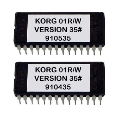 Korg 01R/W Version #35 Firmware Update Eprom Upgrade OS for 01RW Synthesizer image 1