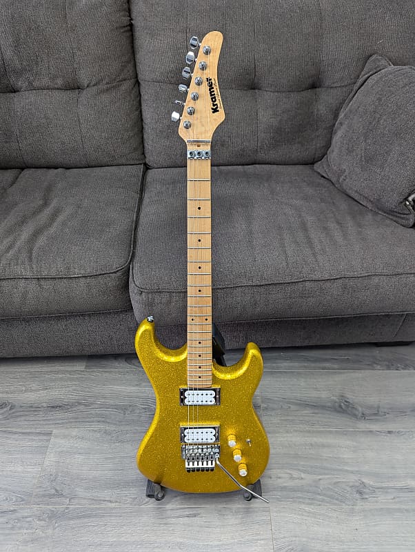 Kramer Kramer Ltd. Edition Pacer 40th Anniversary Electric Candy Yellow  Metal Flake! 2016 | Reverb