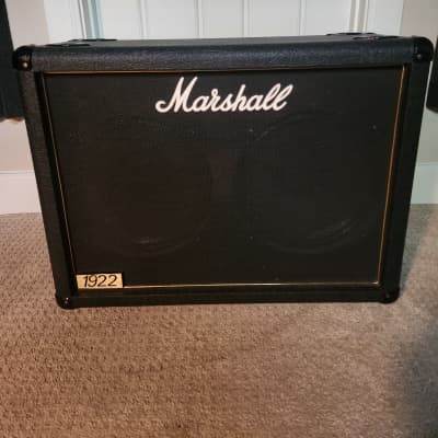 Marshall 1922 speaker cabinet 2x12 celestion gt 75 rated 75 | Reverb