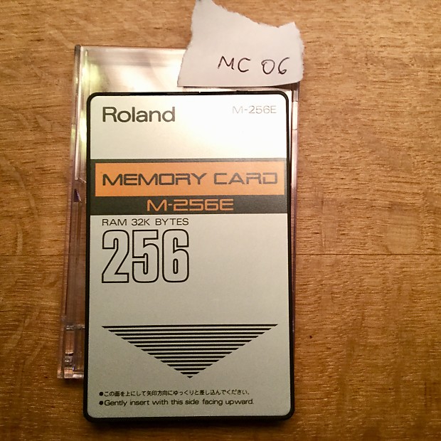 鍵盤楽器 Roland Memory Card M-256E 256gb Roland M-256E Memory Card Ram 32k Bytes for Synths and Drum