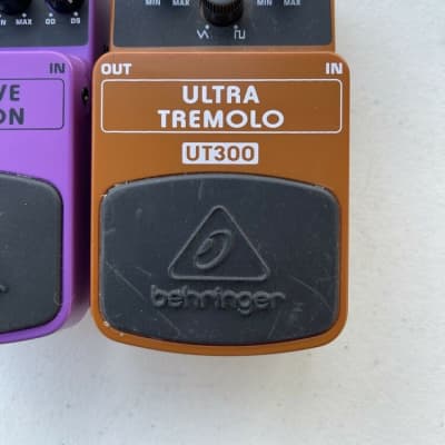 Behringer OD300 Overdrive Distortion UT300 Ultra Tremolo Guitar Effect Pedal Lot image 3