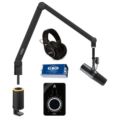 Yellowtec 1-Person Complete Podcasting Bundle with Shure SM7B Dynamic Mic & Apogee Duet 3 Interface image 1
