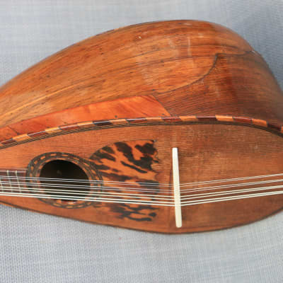 MANDOLIN ANTIQUE ITALIAN BOWLBACK ‘IL GLOBO’ 1890s ITALY image 12