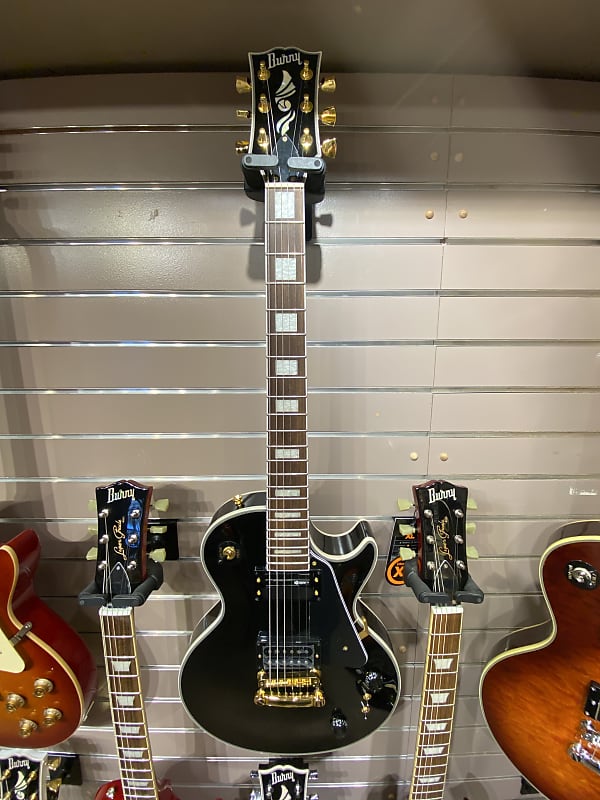 BURNY RLC サスティナー搭載モデル Les Paul Custom 1984 Burny RLC-65 '57 Model Les Paul Custom – Japanese Black