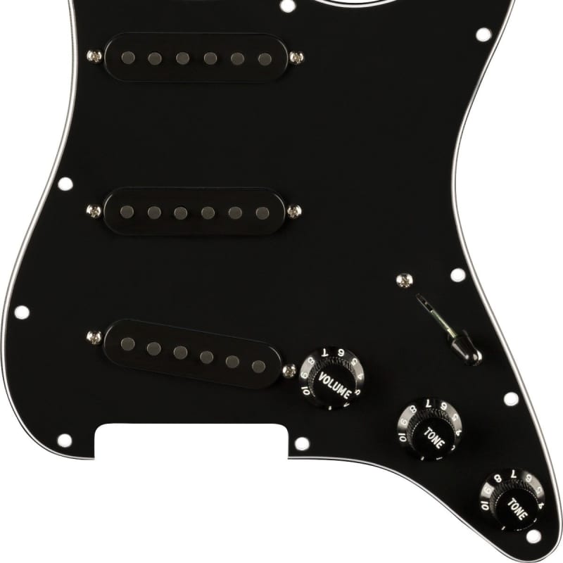 Photos - Guitar Fender Pure Vintage '65 Prewired Strat Pickguard Black 