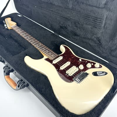 Fender American Deluxe Fat Stratocaster HSS with Rosewood Fretboard 2011 - 2015 - Olympic Pearl for sale