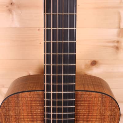 Martin LXK2 Little Martin Short-Scale Travel Acoustic Guitar w/ Gig Bag - Figured Koa HPL image 7