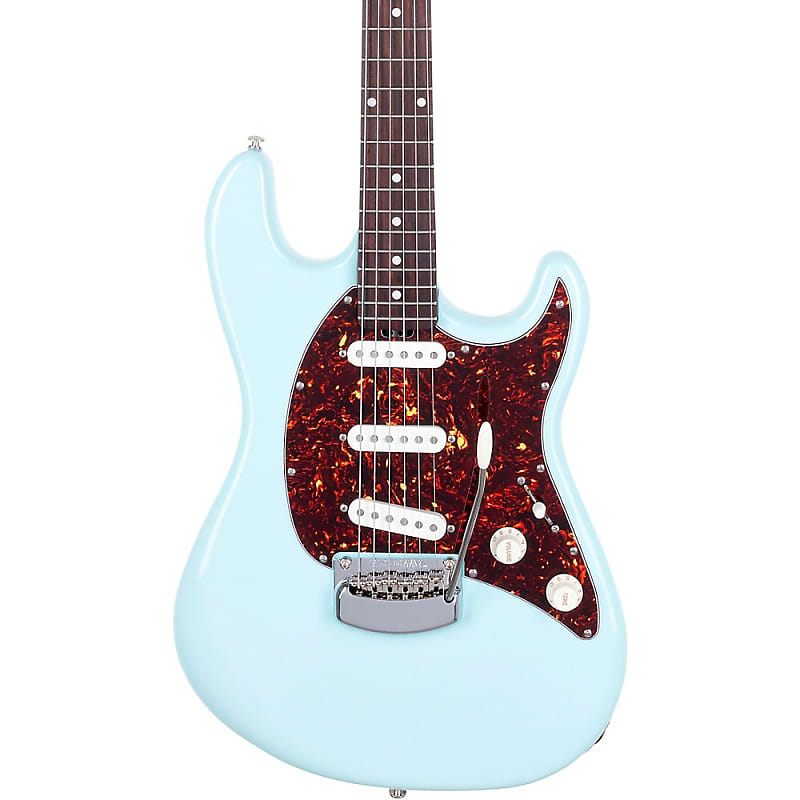 Ernie Ball Music Man Cutlass SSS Rosewood Fingerboard Electric Guitar Powder Blue image 1