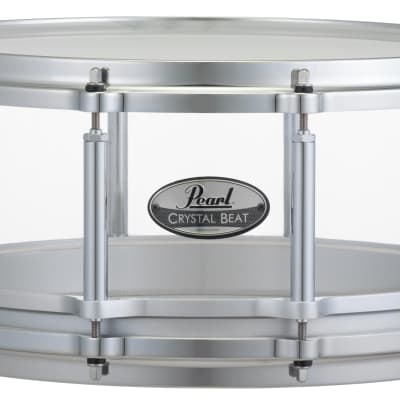 Pearl Crystal Beat Acrylic Free Floating Snare Drum - Just Drums