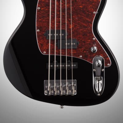 Ibanez TMB105 Talman Electric Bass, 5-String - Black image 3