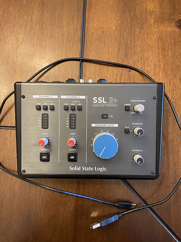 Solid State Logic SSL2+ USB Audio Interface Reverb