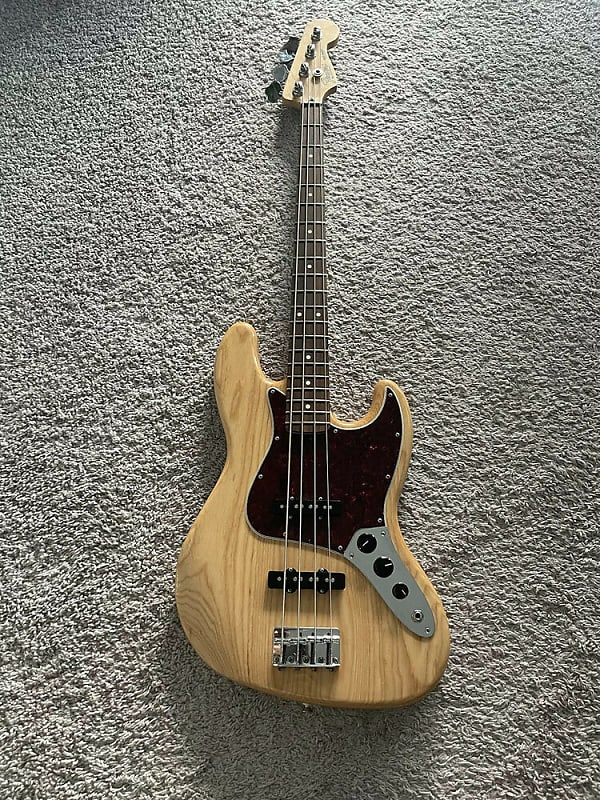 ベース Fender American Deluxe Jazz Bass FSR Fender FSR Deluxe Ash Jazz Bass Guitar - Natural | Long