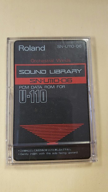 Roland SN-U110-06 Synthesizer Sound Library Card PCM Data ROM for U-110 Orchestral winds image 1