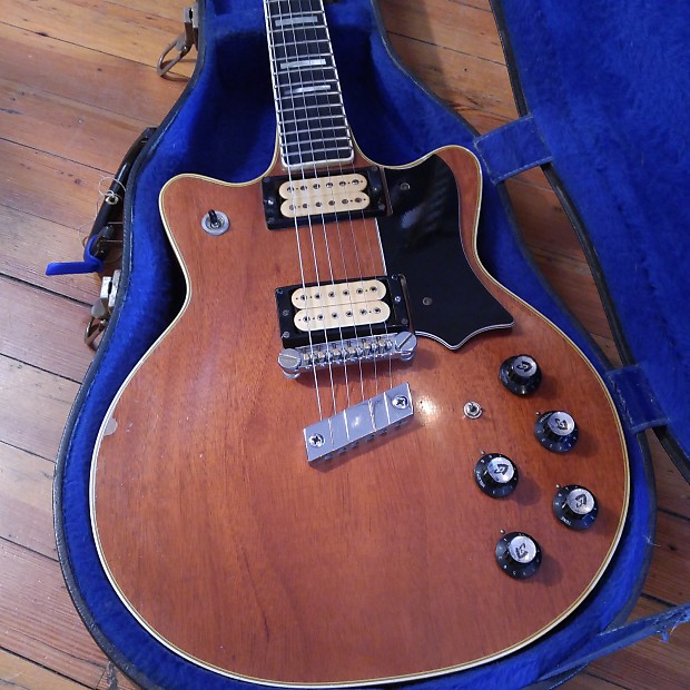 Guild M-80 CS Electric Guitar 1976 Natural #144517 w/Case