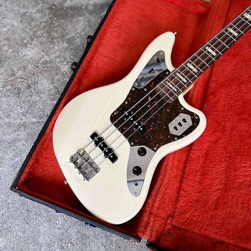 CIJ Fender Jaguar active bass JAB-97EQ 2006 - Vintage white original  crafted in Japan MIJ