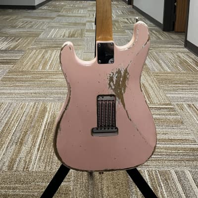 MJT Stratocaster 2010's Shell Pink Relic image 5