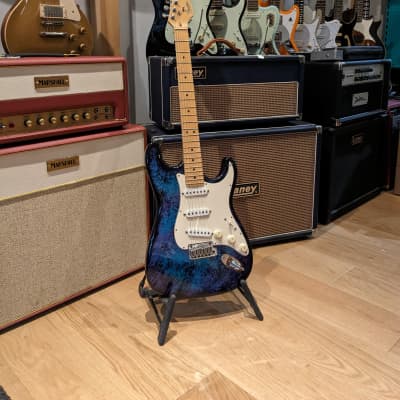 Fender 40th Anniversary American Standard Stratocaster with Hollow Aluminum Body, Maple Fretboard 1994 - Blue Metal Burst for sale