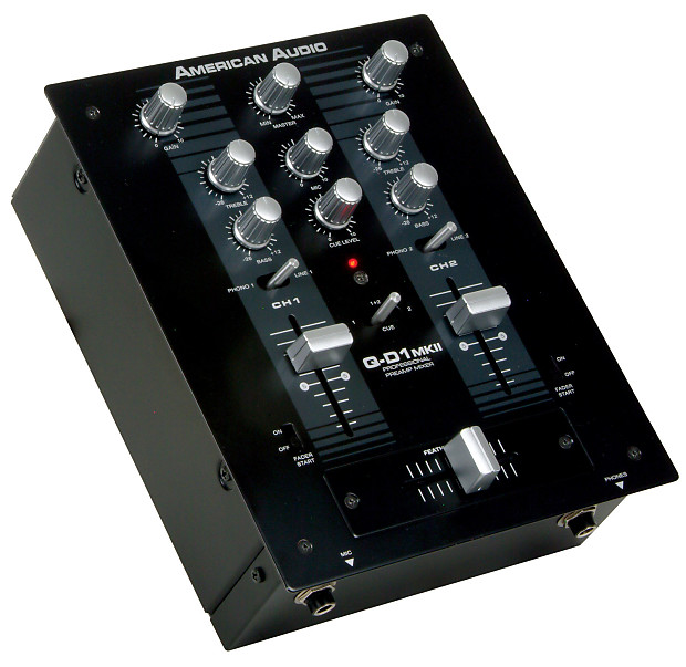 American Audio QD1-MkII 2-Channel DJ Mixer image 1