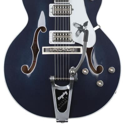 Gretsch G6136T-RR Rich Robinson Signature Falcon Electric Guitar - Raven's Breast Blue image 1