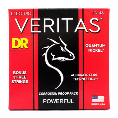 DR Strings Veritas Coated Core Technology Electric Guitar Strings: Medium 10-46 image 3