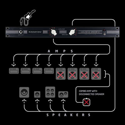 Kahayan 8x4 Amp/Speaker Selector image 2