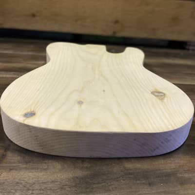 SGM DIY Project Guitar Body Unrouted Spruce image 8