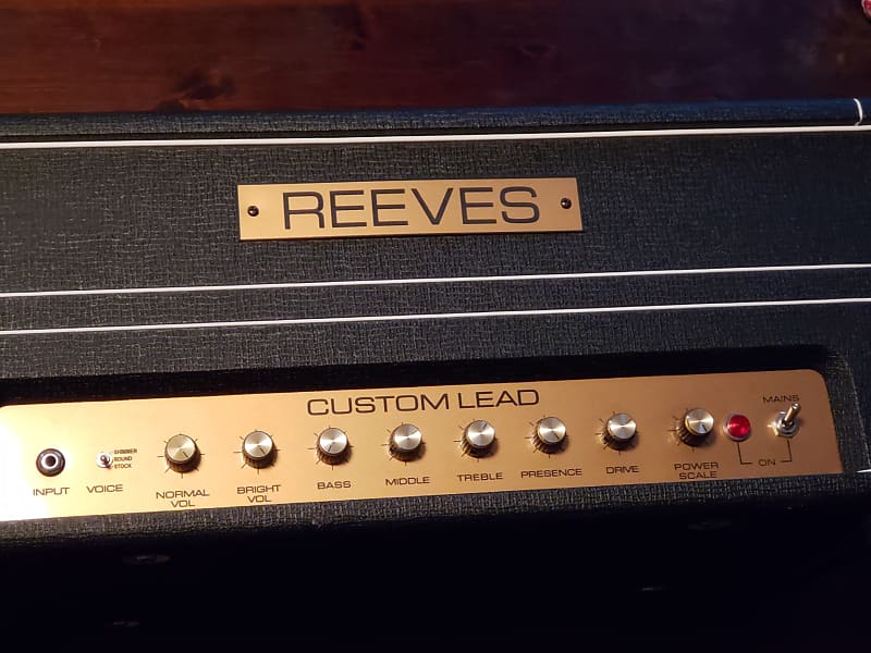 Reeves Custom Lead 50 Watt Power Scaling Plexi Head Amplifier Reverb