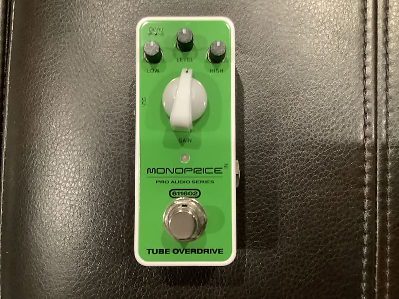 Monoprice Tube Overdrive Pedal - Green image 1