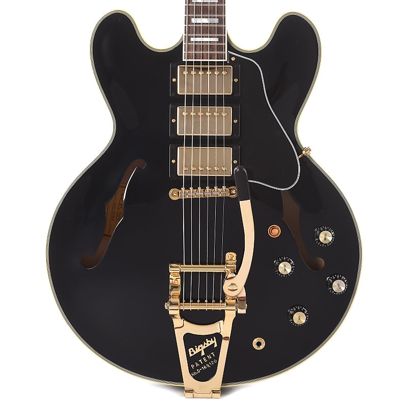 Gibson Memphis ES-355 Black Beauty with Bigsby 2019 image 2
