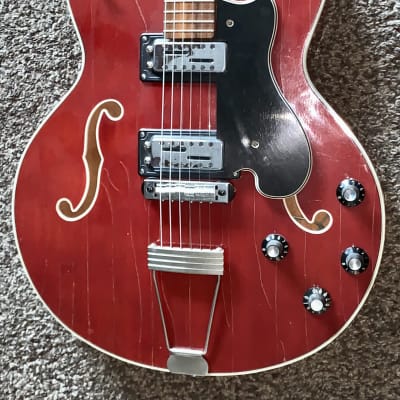 Vintage 1969 Ovation Condor hollow body electric guitar made In the usa case image 3