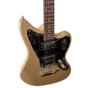 Squier Contemporary Jaguar HH ST Electric Guitar, Indian Laurel Fingerboard, Shoreline Gold