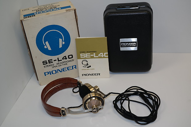 Rare Vintage Pioneer SE-L40 Stereo Headphones - Include ALL Rare Vintage Pioneer SE-L40 Stereo Headphones - Include ALL