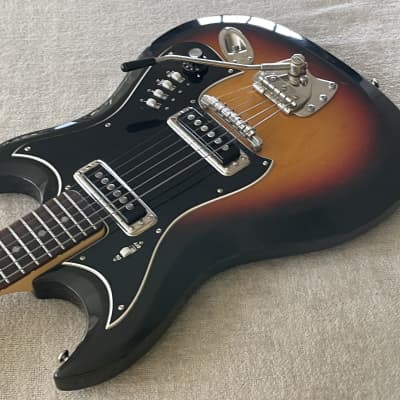 1967 Hagstrom II F-200 Electric Guitar Sunburst + Original Case + Adjustment Tools Made in Sweden Collector Condition image 12