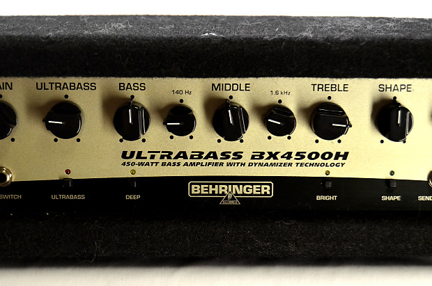 Used Behringer BX4500H Bass Amplifier Head