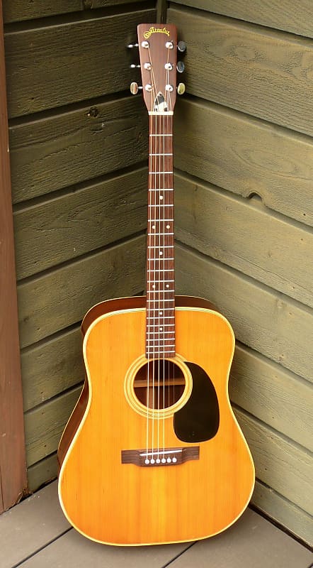 1973 JUMBO J-25 by Tahara Gakki Hand Made Guitar Japan Vintage