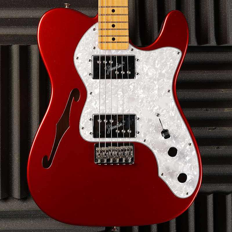 Fender American Vintage '72 Telecaster Thinline 2011 - Candy Apple Red image 1